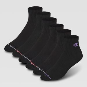 6Pk Women's Cushion High Quarter