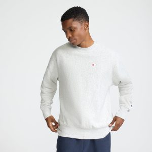 Reverse Weave Crewneck Sweatshirt. C Logo
