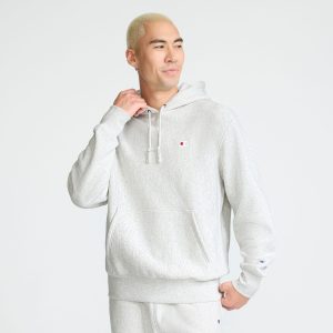 Reverse Weave Small C Hooded Sweatshirt