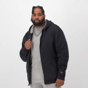 Powerblend Full-Zip Hoodie. C Logo - Big & Tall