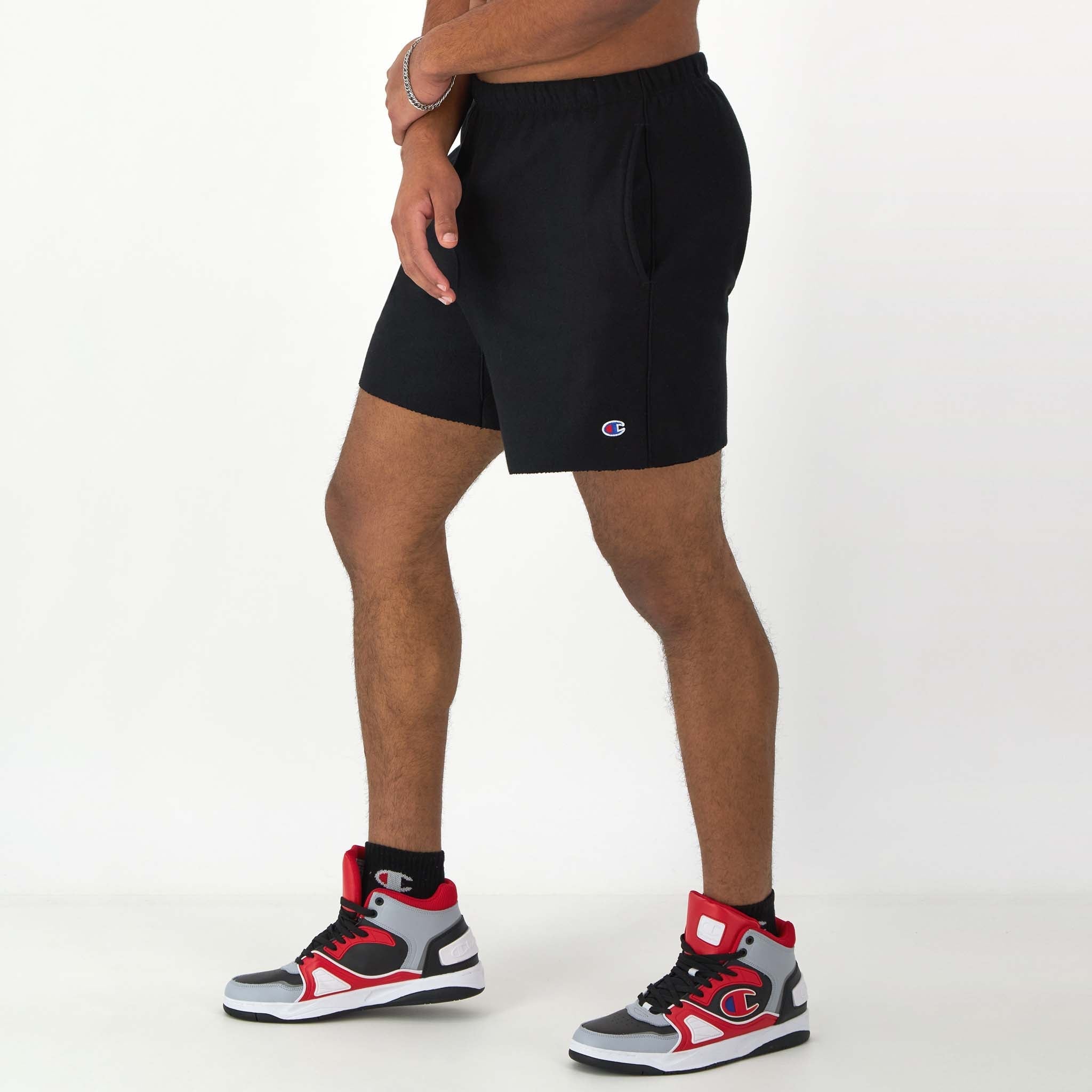 7 Reverse Weave Cut-Off Shorts. C Logo - Image 2