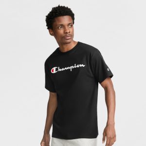 Classic Graphic T-Shirt. Script Logo