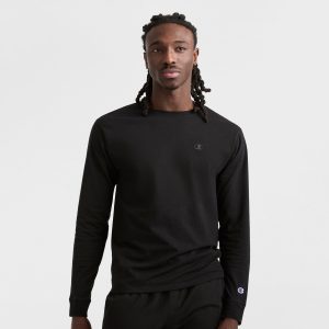 Classic Long Sleeve T-Shirt. Embroidered C Logo