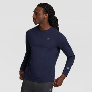 Classic Long Sleeve T-Shirt. Embroidered C Logo