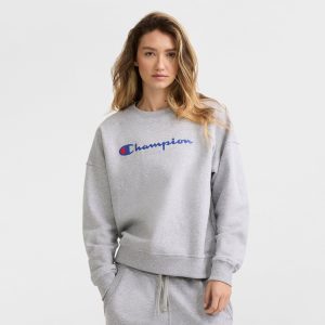 Powerblend Crewneck Sweatshirt. Script Logo