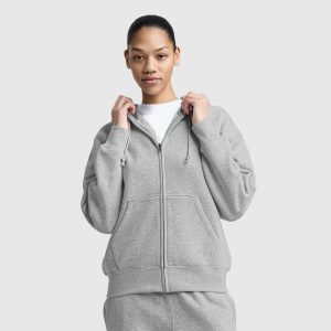 Powerblend Fleece Zip-Up Hoodie. C Logo