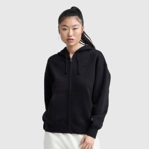 Powerblend Fleece Zip-Up Hoodie. C Logo