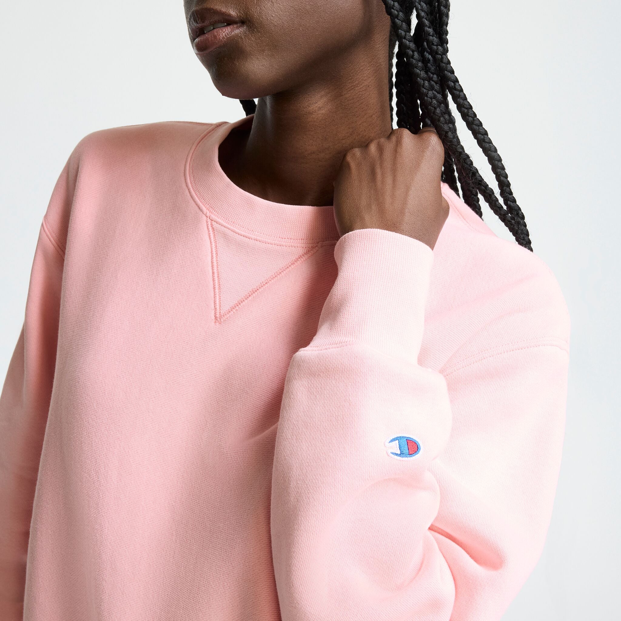 Reverse Weave Crew Neck Sweatshirt - Image 3