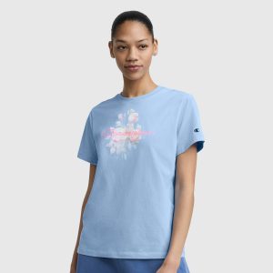 Blurred Roses Graphic T-Shirt. C Logo