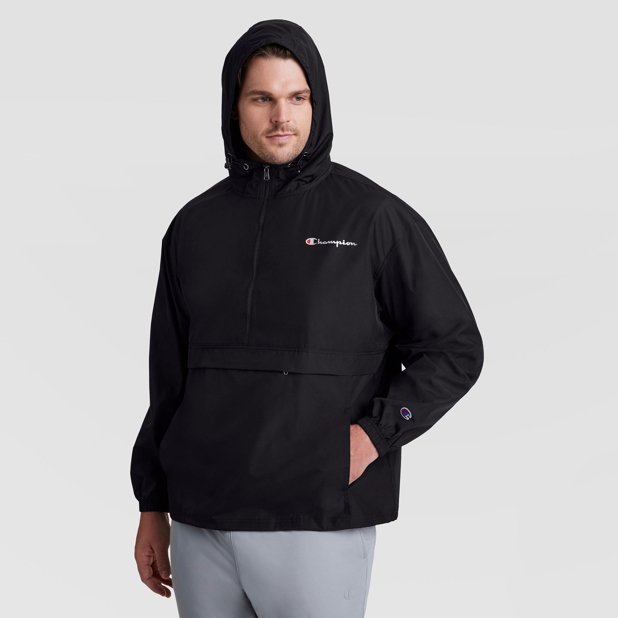 Stadium Packable Jacket. Script Logo - Big & Tall - Image 2