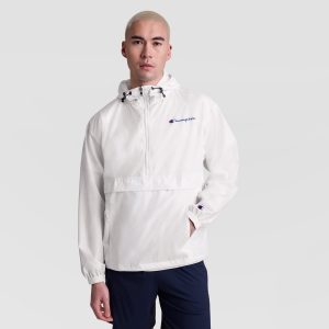 Stadium Packable Jacket. Script Logo
