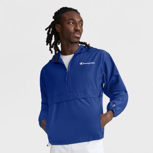 Stadium Packable Jacket. Script Logo