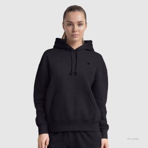 Powerblend Freshman Hoodie. C Logo