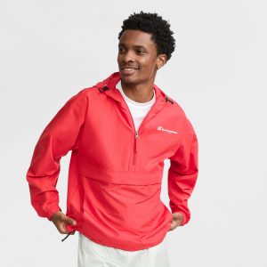 Stadium Packable Jacket. Script Logo